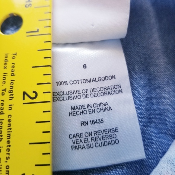 Nannette Chambray Girl Dress 6 - Picture 4 of 7